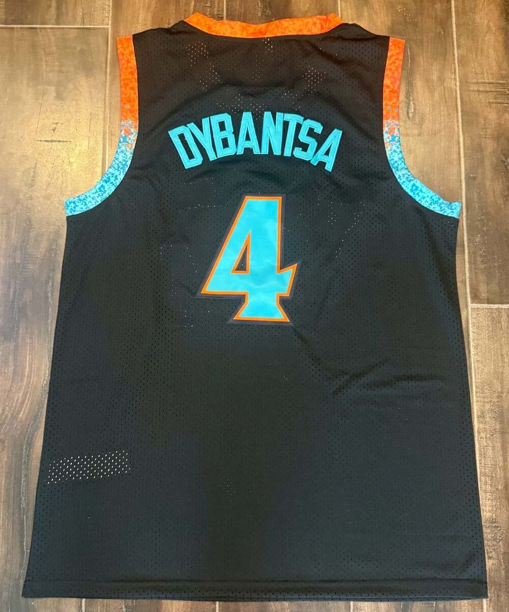 Washington Custom Black Basketball Jersey Dybantsa #4